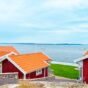 roofs of coastal homes