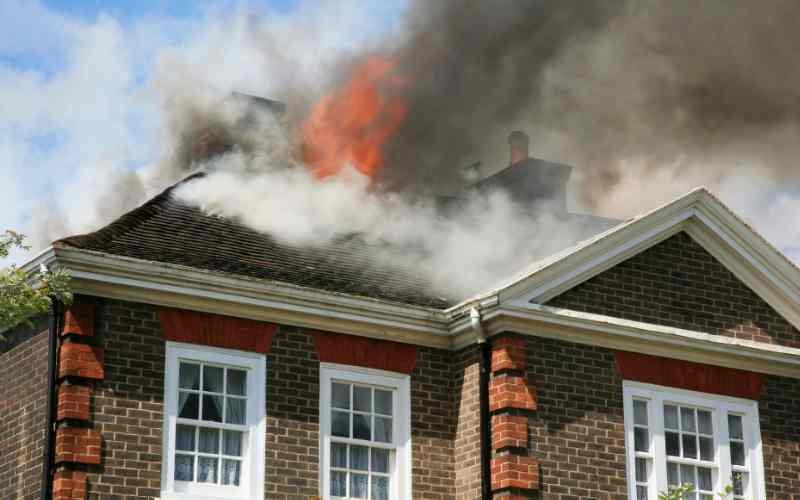 Ember Attack on roof leading to fire
