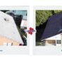 Faded roof painting before and after – tiled roof recoated charcoal